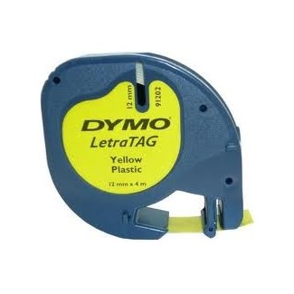 Letratag Ταινία Dymo 12mm X 4m Yellow Plastic