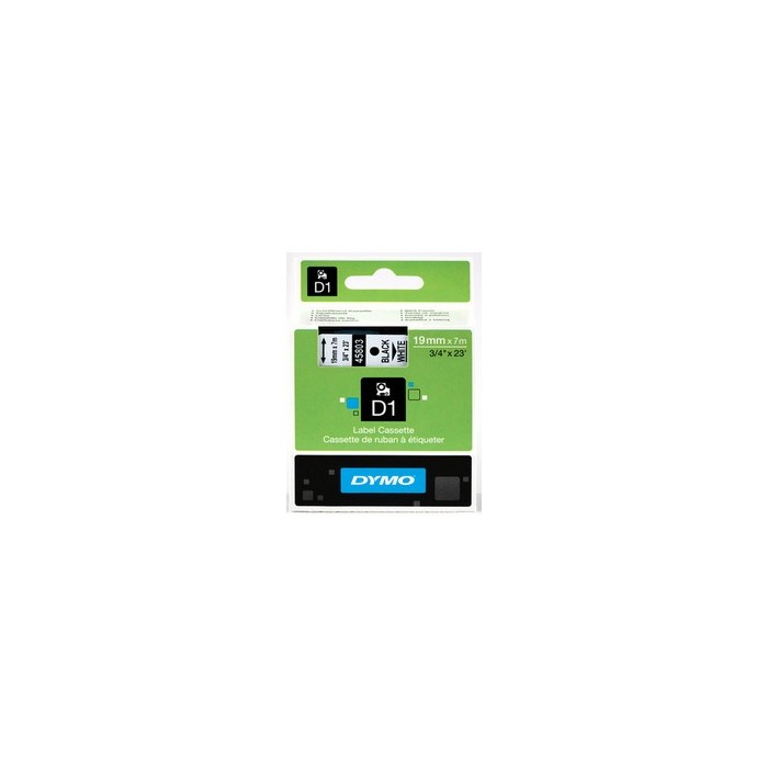 DYMO ταινίες D1, 19mmX7m, Black on White ΚΩΔ....