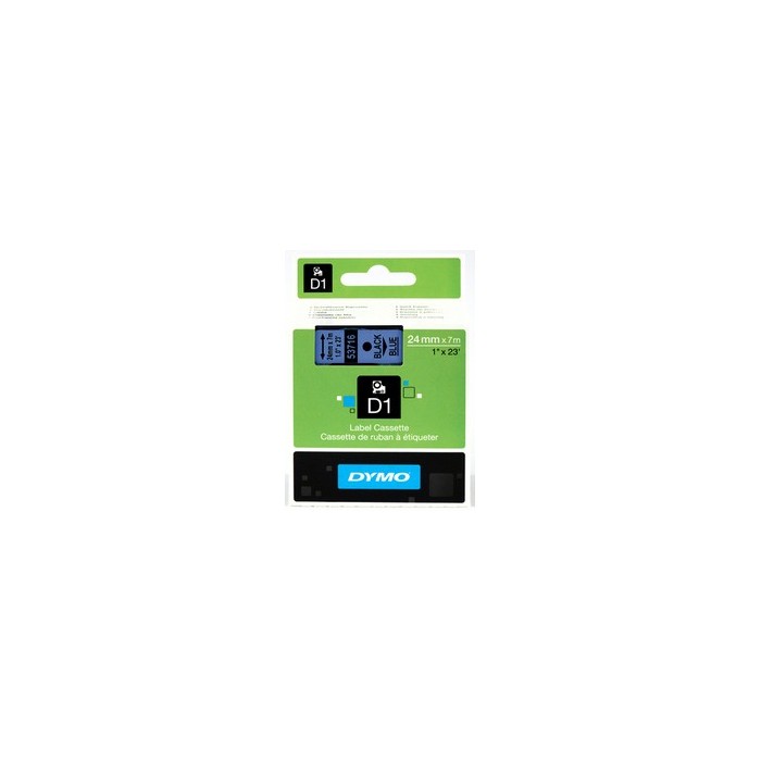 DYMO ταινίες D1, 24mmX7m, Black on Blue ΚΩΔ. 53716