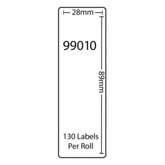 Ετικέτες TOP για DYMO (συμβατές) 28mm(Π) Χ 89mm(M) Λευκές... 2