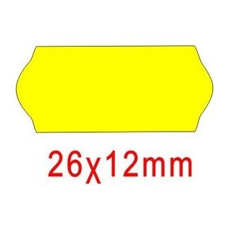 Ετικέτες 26mm(Π) X 12mm(Υ) Κίτρινες