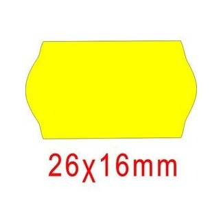 Ετικέτες 26mm(Π) X 16mm(Υ) Κίτρινες