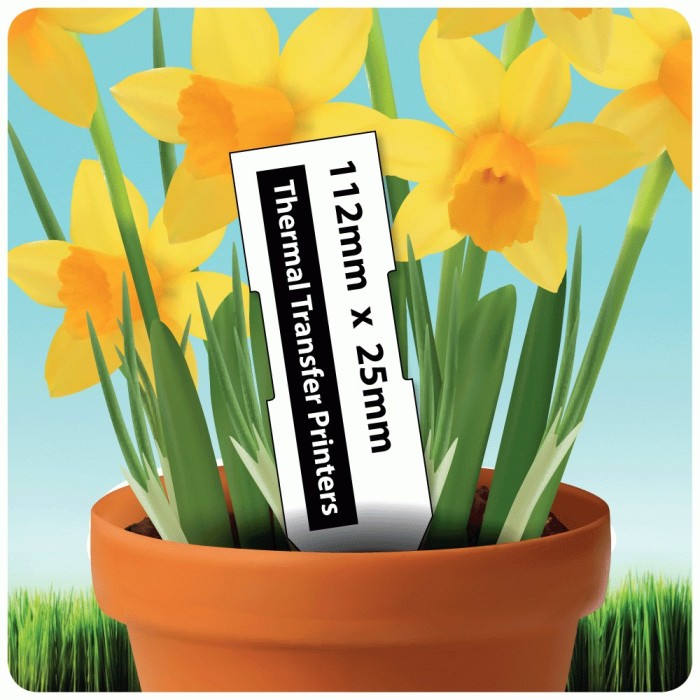 Tags for Plants Plastic Stick-In 100mm (W) X...