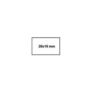 Ετικέτες 26mm(Π) X 16mm(Υ) Λευκές με Κόκκινο Περίγραμμα 2