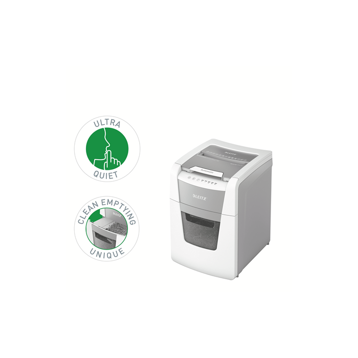LEITZ IQ AutoFeed 100 P4 Shredder  Small...