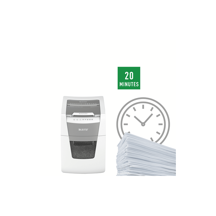 LEITZ IQ AutoFeed 100 P4 Shredder  Small...