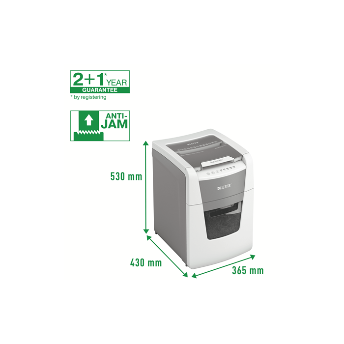 LEITZ IQ AutoFeed 100 P4 Shredder  Small...