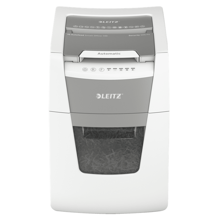 LEITZ IQ AutoFeed 100 P4 Shredder  Small...