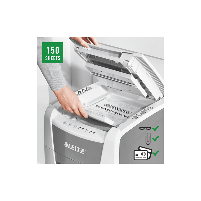 LEITZ IQ AutoFeed 150 P4 Shredder...