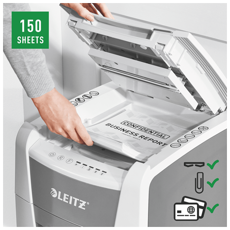LEITZ IQ AutoFeed 150 P4 Shredder Office-Καταστροφέας Χαρτιού