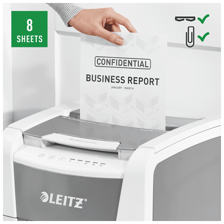 LEITZ IQ AutoFeed 150 P4 Shredder Office-Καταστροφέας Χαρτιού