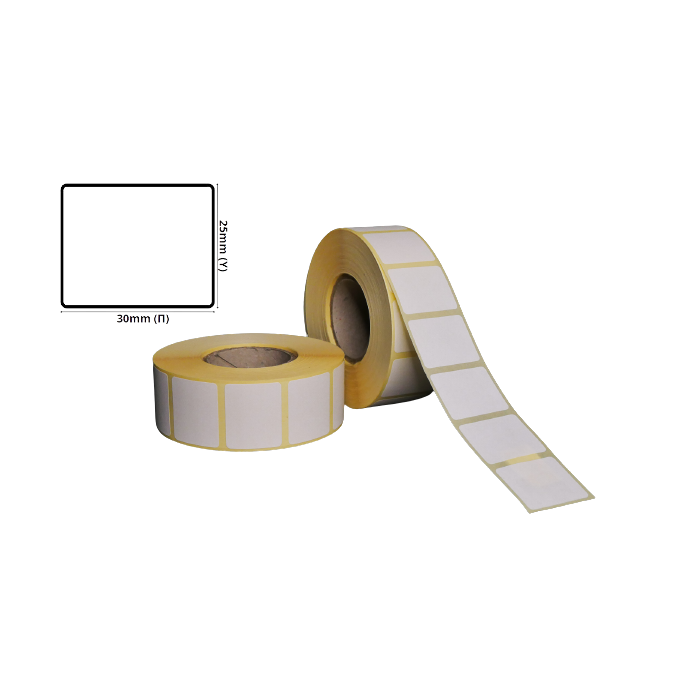 Thermal ECO Label 30mm(W) Χ 25mm(H)