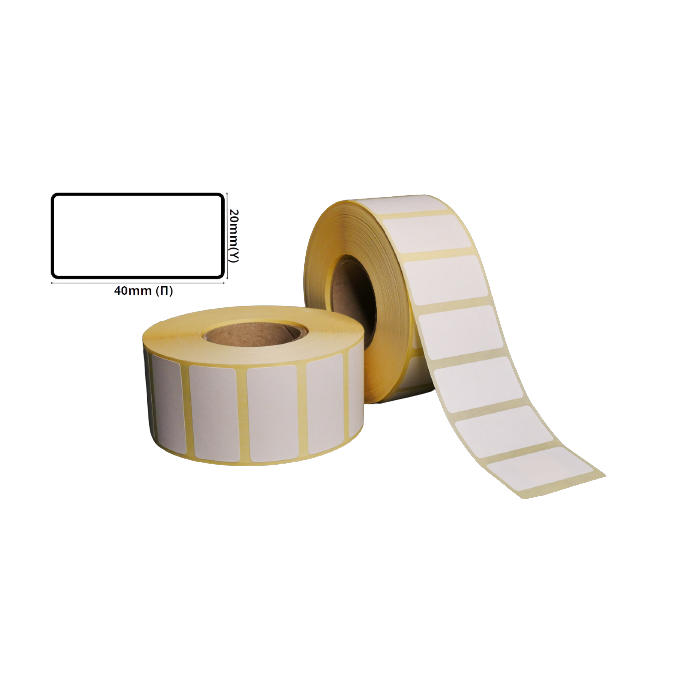 Thermal ECO Label 40mm(W) Χ 20mm(H)