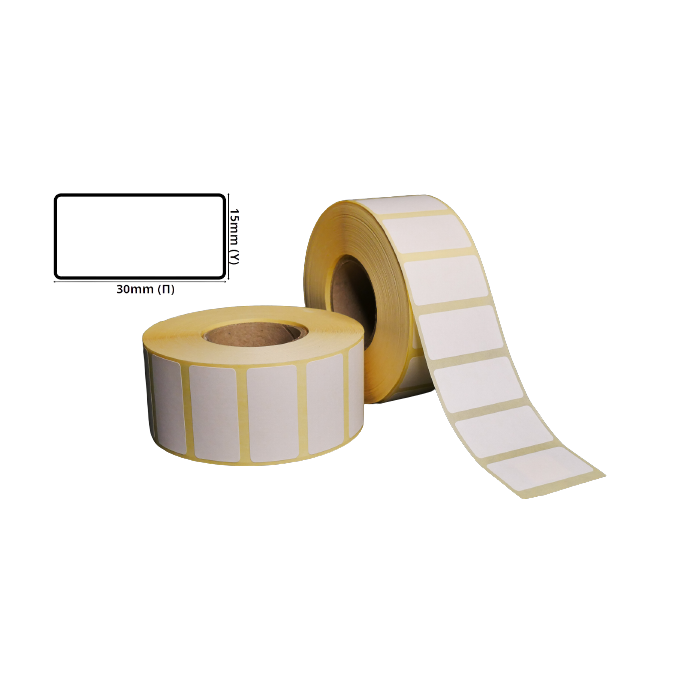 Thermal ΤΟΡ Label 30mm(W) Χ 15mm(H)