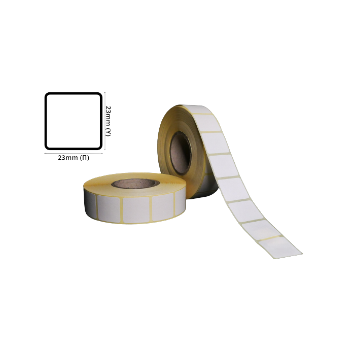 Thermal ΤΟΡ Label 23mm(W) Χ 23mm(H)