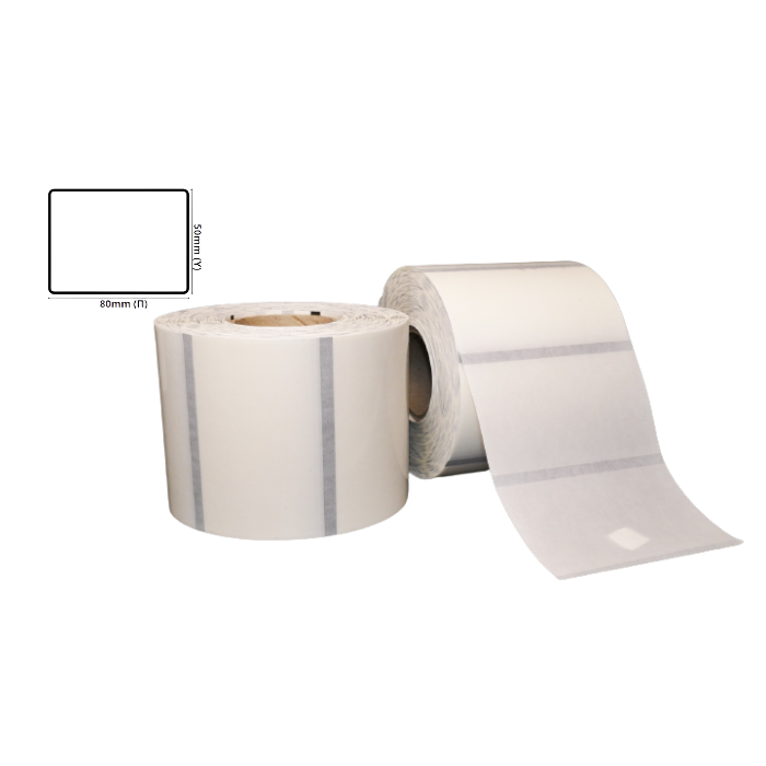 Transparent Label 80mm(W) Χ 50mm(H)