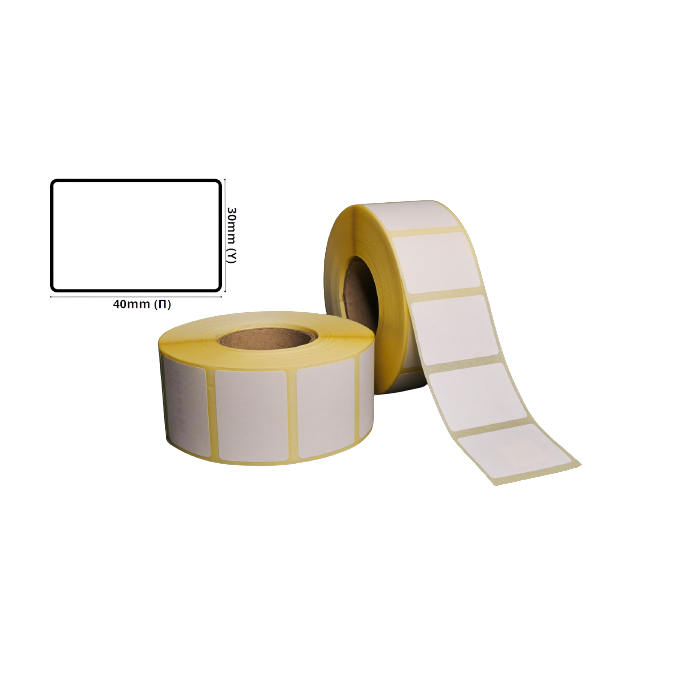 Vellum Label 40mm(W) Χ 30mm(H)