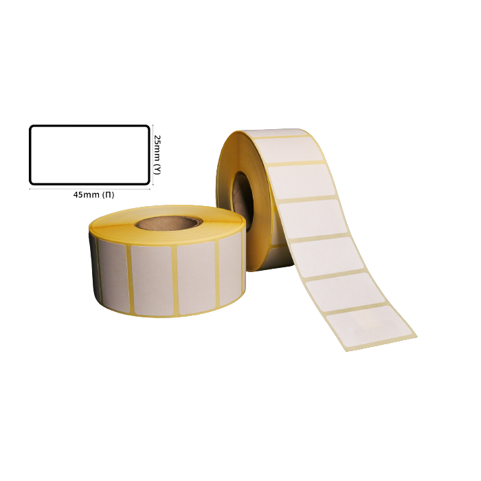 Vellum Label 45mm(W) Χ 25mm(H)