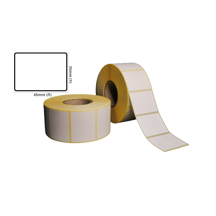 Ετικέτες Χάρτινες VELLUM 45mm(Π) Χ 35mm(M)...
