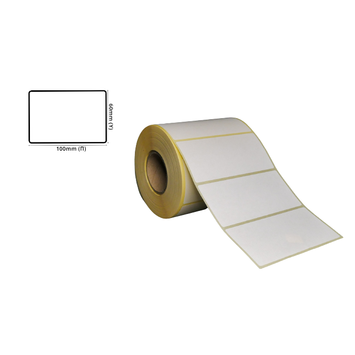 Ετικ. Χάρτινες 100mm(Π) Χ 60mm(M)