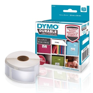 Ετικέτες DURABLE για DYMO 25mm(Π) Χ 54mm(M) Λευκές -... 2