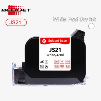 JS21 White Solvent Inkjet Ink Cartridges