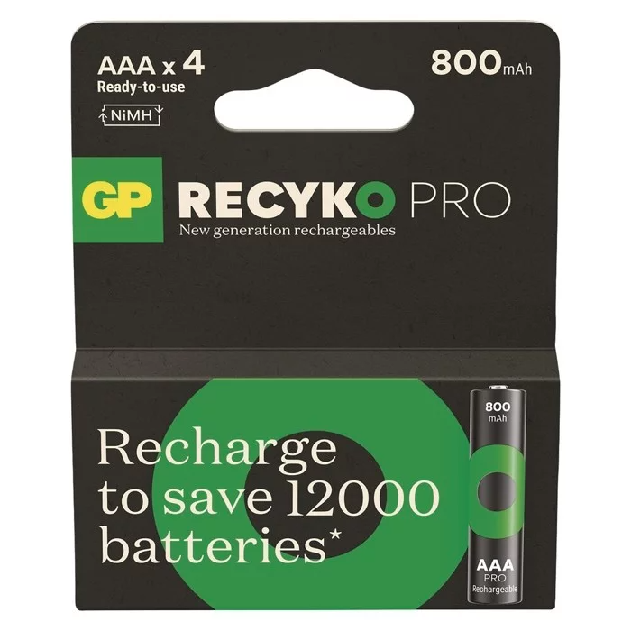 Μπαταρίες Επαναφορτιζόμενες GP ReCyko AA 800mAh...