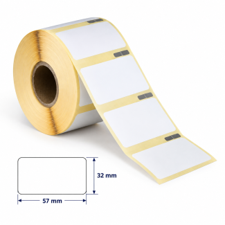 ΕΤΙΚΕΤΕΣ ΛΕΥΚΕΣ (TOP THERMAL Quality) 32X57mm (1000...