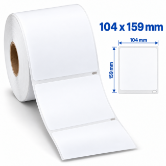 ΕΤΙΚΕΤΕΣ ΛΕΥΚΕΣ (TOP THERMAL Quality) 104X159mm (220...