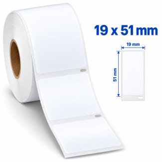 ΕΤΙΚΕΤΕΣ ΛΕΥΚΕΣ (TOP THERMAL Quality) 19X51mm  (500...