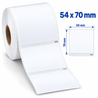 ΕΤΙΚΕΤΕΣ ΛΕΥΚΕΣ (TOP THERMAL Quality) 54X70mm (320...