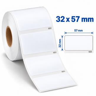 ΕΤΙΚΕΤΕΣ ΛΕΥΚΕΣ (TOP THERMAL Quality) 32X57mm (1000...