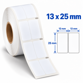 ΕΤΙΚΕΤΕΣ ΛΕΥΚΕΣ (TOP THERMAL Quality) 13X25mm (1000...